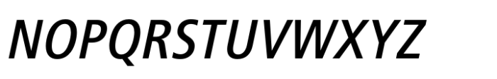 FF Transit Std Front Negativ Regular Italic Font UPPERCASE