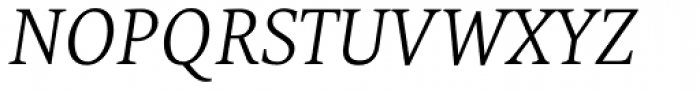 FF Tundra OT ExtraLight Italic Font UPPERCASE