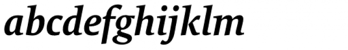 FF Tundra Pro DemiBold Italic Font LOWERCASE
