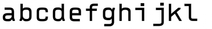 FF Typestar OCR Pro Regular Font LOWERCASE