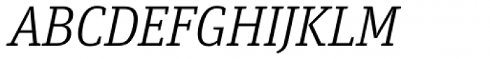 FF Unit Slab Pro Light Italic Font UPPERCASE