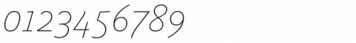FF Yoga Sans Pro Hairline Italic Font OTHER CHARS