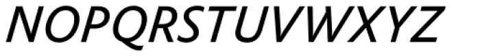 FF Yoga Sans Std Regular Italic Font UPPERCASE