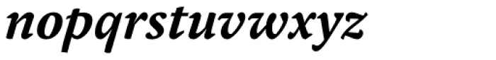 FF Yoga Std Bold Italic Font LOWERCASE