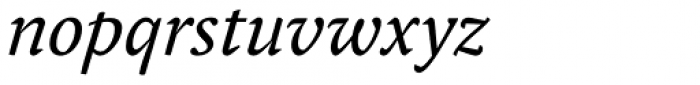 FF Yoga Std Regular Italic Font LOWERCASE