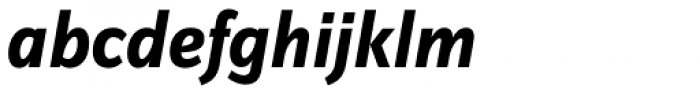 FF Zine Sans Display OT Bold Italic Font LOWERCASE