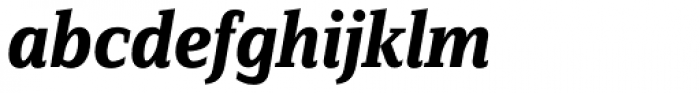 FF Zine Serif Display OT Bold Italic Font LOWERCASE