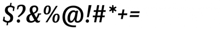 FF Zine Serif Display OT Italic Font OTHER CHARS