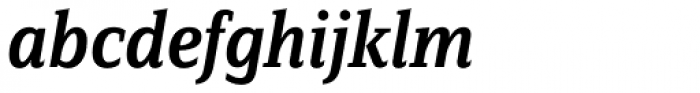 FF Zine Serif Display OT Medium Italic Font LOWERCASE