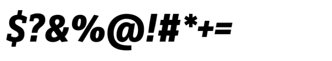 FF Zine Slab Display Bold Italic Font OTHER CHARS