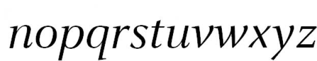 FF Celeste Offc Pro Italic Font LOWERCASE