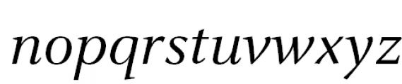 FF Celeste Pro Italic Font LOWERCASE