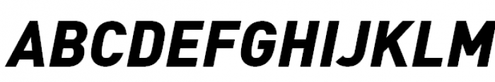 FF DIN Offc Pro Black Italic Font UPPERCASE