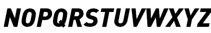 FF DIN Offc Pro Black Italic Font UPPERCASE