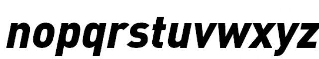 FF DIN Offc Pro Black Italic Font LOWERCASE