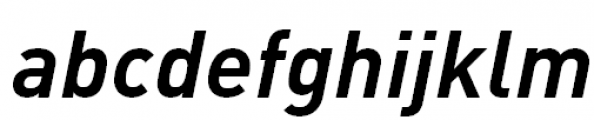 FF DIN Offc Pro Bold Italic Font LOWERCASE