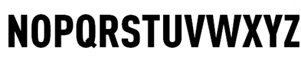 FF DIN Offc Pro Condensed Black Font UPPERCASE