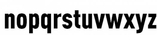 FF DIN Offc Pro Condensed Black Font LOWERCASE