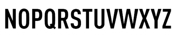FF DIN Offc Pro Condensed Bold Font UPPERCASE