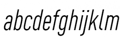 FF DIN Offc Pro Condensed Italic FONT