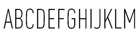FF DIN Offc Pro Condensed Light Font UPPERCASE
