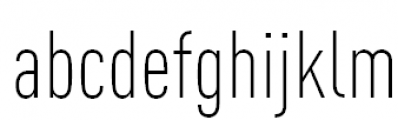 FF DIN Offc Pro Condensed Light Font LOWERCASE