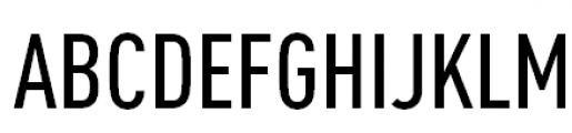 FF DIN Offc Pro Condensed Medium Font UPPERCASE