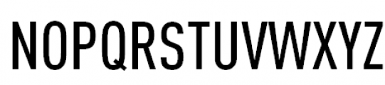 FF DIN Offc Pro Condensed Medium Font UPPERCASE