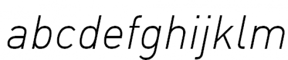 FF DIN Offc Pro Light Italic FONT