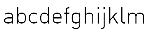 FF DIN Offc Pro Light Font LOWERCASE