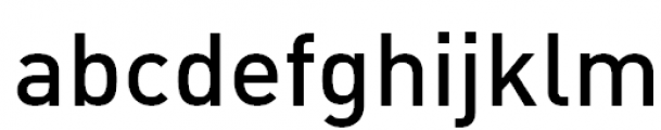 FF DIN Offc Pro Medium Font LOWERCASE