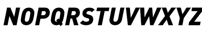 FF DIN Pro Black Italic Font UPPERCASE