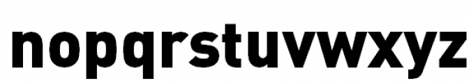 FF DIN Pro Black Font LOWERCASE