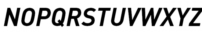 FF DIN Pro Bold Italic Font UPPERCASE