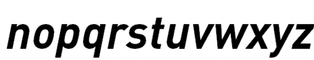 FF DIN Pro Bold Italic Font LOWERCASE