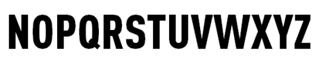 FF DIN Pro Condensed Black Font UPPERCASE