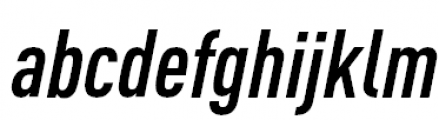 FF DIN Pro Condensed Bold Italic FONT
