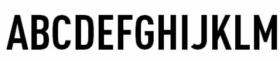FF DIN Pro Condensed Bold Font UPPERCASE