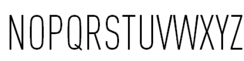 FF DIN Pro Condensed Light Font UPPERCASE