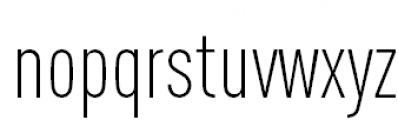 FF DIN Pro Condensed Light Font LOWERCASE