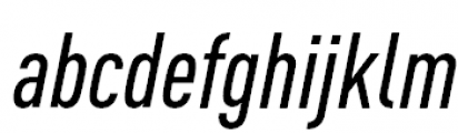 FF DIN Pro Condensed Medium Italic FONT