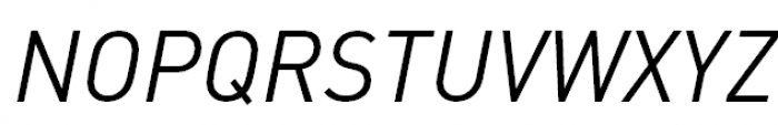 FF DIN Pro Italic Font UPPERCASE
