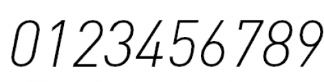 FF DIN Pro Light Italic Font OTHER CHARS