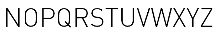 FF DIN Pro Light Font UPPERCASE