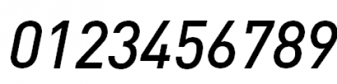 FF DIN Pro Medium Italic Font OTHER CHARS