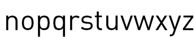 FF DIN Pro Regular Font LOWERCASE