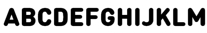 FF DIN Round Offc Pro Black Font UPPERCASE
