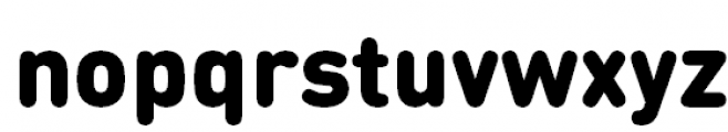 FF DIN Round Pro Black Font LOWERCASE