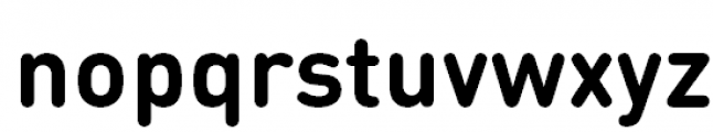 FF DIN Round Pro Bold Font LOWERCASE