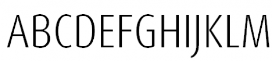 FF Dax Offc Pro Condensed Light Font UPPERCASE